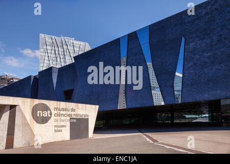 Das Museum der Naturwissenschaften, oder blau-Museum, das Forum, Barcelona, Spanien. Stockfoto