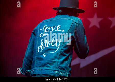 Detroit, Michigan, USA. 1. Mai 2013. YELAWOLF durchführen auf The Love Story Kapitel 1 Tour an The Fillmore in Detroit, MI am 1. Mai 2015 © Marc Nader/ZUMA Draht/Alamy Live News Stockfoto