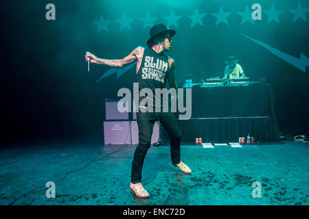 Detroit, Michigan, USA. 1. Mai 2013. YELAWOLF durchführen auf The Love Story Kapitel 1 Tour an The Fillmore in Detroit, MI am 1. Mai 2015 © Marc Nader/ZUMA Draht/Alamy Live News Stockfoto