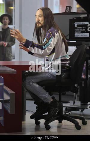 Steve Aoki erscheint auf GlobalTV The Morning Show mit: Steve Aoki wo: Toronto, Kanada: 28. Oktober 2014 Stockfoto