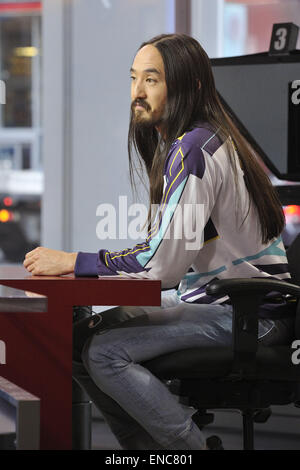 Steve Aoki erscheint auf GlobalTV The Morning Show mit: Steve Aoki wo: Toronto, Kanada: 28. Oktober 2014 Stockfoto