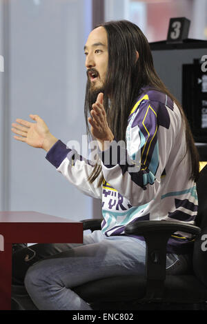 Steve Aoki erscheint auf GlobalTV The Morning Show mit: Steve Aoki wo: Toronto, Kanada: 28. Oktober 2014 Stockfoto