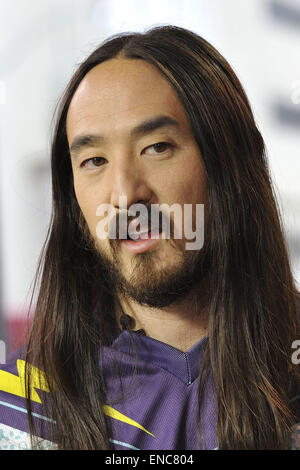 Steve Aoki erscheint auf GlobalTV The Morning Show mit: Steve Aoki wo: Toronto, Kanada: 28. Oktober 2014 Stockfoto