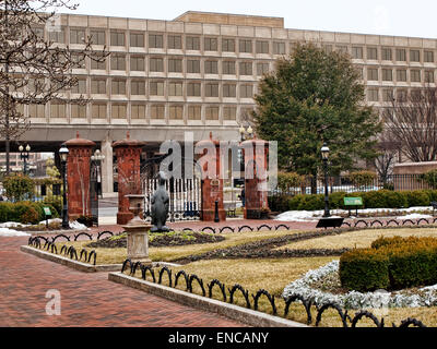 Washington, DC. Enid A. Haupt Gärten, März 2015 Stockfoto