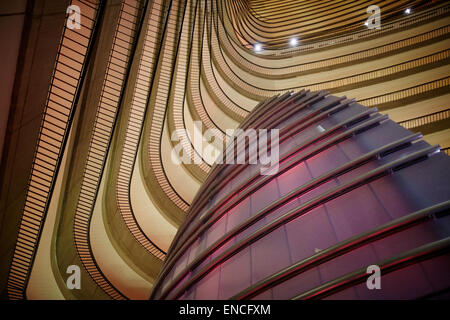 "Downtown Atlanta Georga USA The Atlanta Marriott Marquis ist ein 52-Geschichte, Marriott Hotel in Atlanta, Georgia. Es ist der 14. t Stockfoto