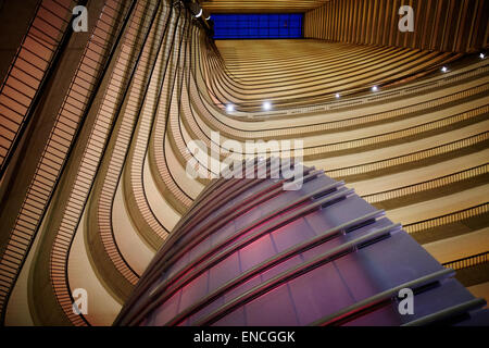 "Downtown Atlanta Georga USA The Atlanta Marriott Marquis ist ein 52-Geschichte, Marriott Hotel in Atlanta, Georgia. Es ist der 14. t Stockfoto