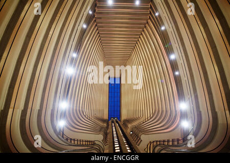 "Downtown Atlanta Georga USA The Atlanta Marriott Marquis ist ein 52-Geschichte, Marriott Hotel in Atlanta, Georgia. Es ist der 14. t Stockfoto