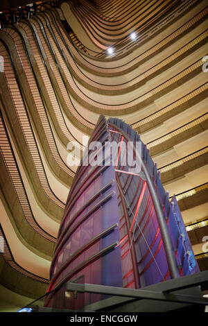 "Downtown Atlanta Georga USA The Atlanta Marriott Marquis ist ein 52-Geschichte, Marriott Hotel in Atlanta, Georgia. Es ist der 14. t Stockfoto