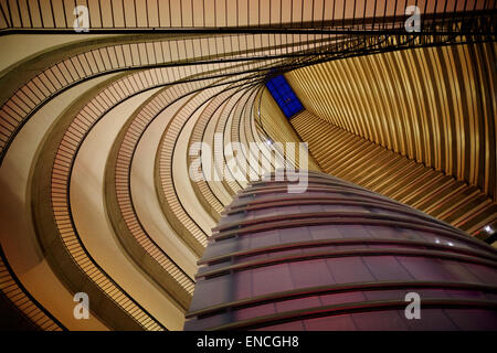 "Downtown Atlanta Georga USA The Atlanta Marriott Marquis ist ein 52-Geschichte, Marriott Hotel in Atlanta, Georgia. Es ist der 14. t Stockfoto