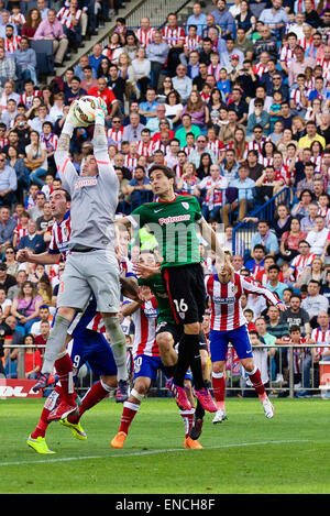 Bilbao, Spanien. 2. Mai 2015. Jago Herrrerin Buisan Torhüter des Athletic Club Bilbao. La Liga Fußball. Atletico de Madrid gegen Athletic Club Bilbao im Vicente Calderon Stadion. Bildnachweis: Aktion Plus Sport/Alamy Live-Nachrichten Stockfoto