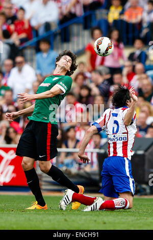 Bilbao, Spanien. 2. Mai 2015. Tiago Cardoso Mendes Mittelfeldspieler von Atletico de Madrid. La Liga Fußball. Atletico de Madrid gegen Athletic Club Bilbao im Vicente Calderon Stadion. Bildnachweis: Aktion Plus Sport/Alamy Live-Nachrichten Stockfoto