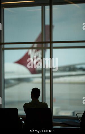 Atlanta, Georgia USA Hartsfield-Jackson Atlanta International Airport lokal bekannt als Flughafen Atlanta Hartsfield oder Hartsfi Stockfoto