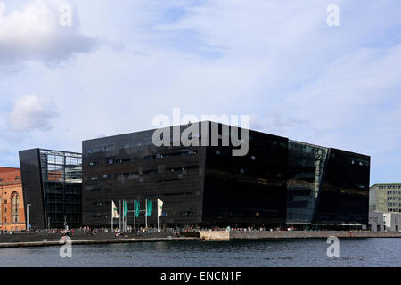 Black Diamond Bibliotheksgebäude, Kopenhagen, Dänemark Stockfoto