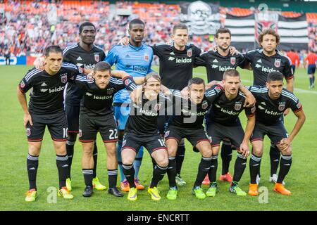 Washington, DC, USA. 2. Mai 2015. Die DC United ab 11 während des MLS-Spiels zwischen der Columbus Crew und DC United RFK Stadium 2. Mai 2015 in Washington, DC. Jacob Kupferman/CSM/Alamy Live-Nachrichten Stockfoto