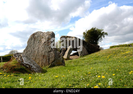 Arthurs Stein Dorstone neolithischen Chambered Tomb Hereford Herefordshire England UK GB Stockfoto
