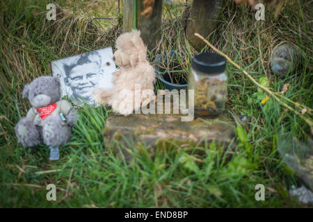 Keith Bennett Memorial im Saddleworth Moor Stockfoto