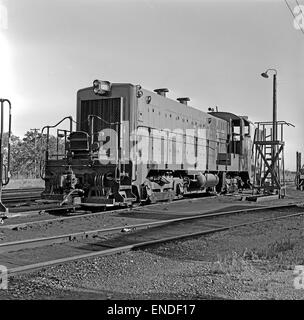 [Missouri-Kansas-Texas, Diesel elektrische Rangierlok Nr. 24] Stockfoto