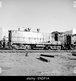 [Missouri-Kansas-Texas, Diesel elektrische Rangierlok Nr. 28] Stockfoto