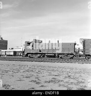 [Missouri-Kansas-Texas, Diesel elektrische Rangierlok Nr. 30] Stockfoto