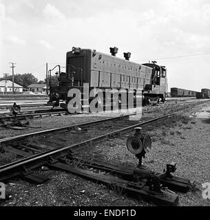 [Missouri-Kansas-Texas, Diesel elektrische Rangierlok Nr. 32] Stockfoto