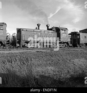 [Missouri-Kansas-Texas, Diesel elektrische Rangierlok Nr. 7] Stockfoto