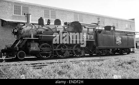 [Missouri-Kansas-Texas, Lok Nr. 543, linke Seite mit Ausschreibung] Stockfoto