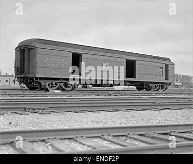 [Missouri-Kansas-Texas, Mail Bahnpostamt, Gepäck und Express Auto Nr. 221] Stockfoto