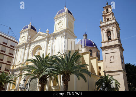 Kirche San Pedro Apostol, Sueca, Valencia, Spanien Stockfoto