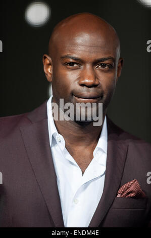 "Interstellar" UK film Premiere im Odeon Leicester Square - Ankünfte statt.  Mit: David Gyasi Where: London, Vereinigtes Königreich bei: 29. Oktober 2014 Stockfoto