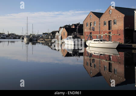 Exeter Kanal und Becken Stockfoto