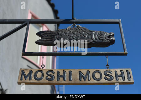 Das Moshi Moshi Japaneses Restaurant im Dogpatch, San Francisco CA Stockfoto