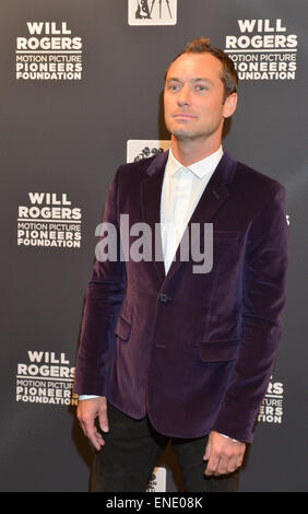 Schauspieler Jude Law besucht Pionier Abendessen während 2015 CinemaCon im Caesars Palace in Las Vega Stockfoto