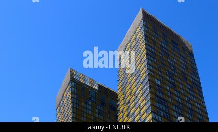 Die Veer Towers at CityCenter auf dem Las Vegasstreifen in Paradies, Nevada. Stockfoto