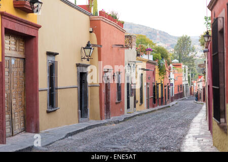 Straßenszene in San Miguel de Allende, Mexiko Stockfoto