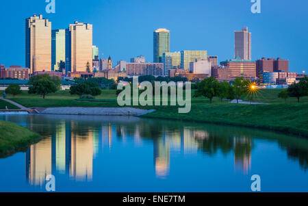 Fort Worth ist die 17.-größte Stadt in den Vereinigten Staaten von Amerika und die fünftgrößte Stadt im Bundesstaat Texas. Stockfoto