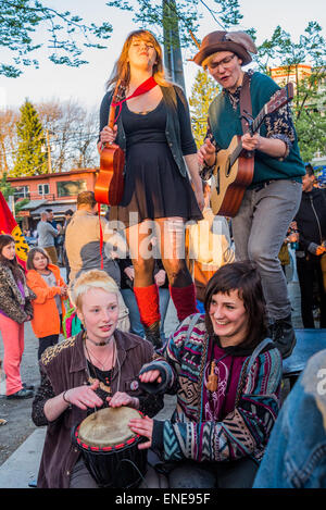 Kann Tag sammeln, Grandview Park, Commercial Drive, Vancouver, Britisch-Kolumbien, Kanada. Stockfoto