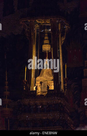 Smaragd-Buddha, Wat Phra Kaeo, großer Palast, Bangkok, Thailand, Asien Stockfoto