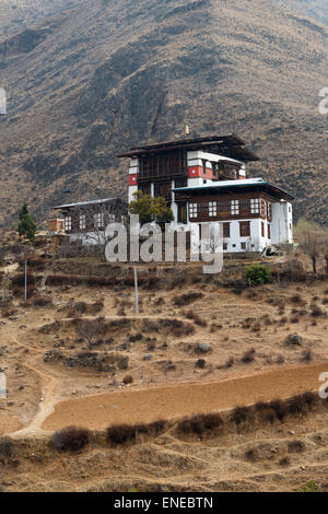 Tamchhog Lhakhang, private Tempel in der Nähe von Paro, Bhutan, Asien Stockfoto