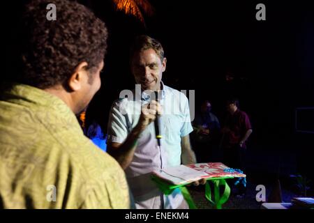 Neu-Kaledonien, Noumea, Oceania 21, Meetings, dritte Auflage des Ozeanien Weltgipfel für nachhaltige Entwicklung, Vertreter der Stockfoto