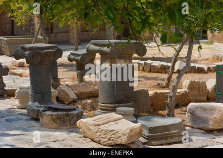 Antike Ruine in Umm Qais in Jordanien Stockfoto