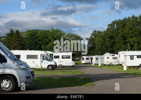 Camping und Caravaning Club Site, Keswick, Lake District Stockfoto
