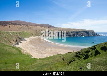 Der Silver Strand Beach in Glencolmcille, Co. Donegal, Irland Stockfoto