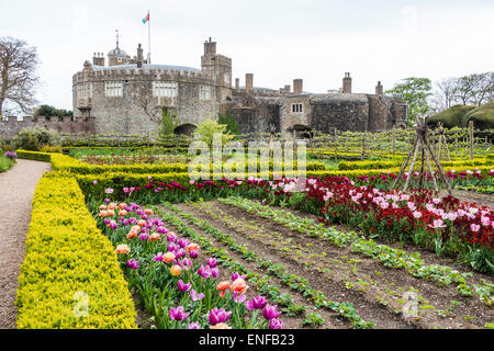 Walmer Castle Deal Küchengarten English Heritage Kent UK Stockfoto