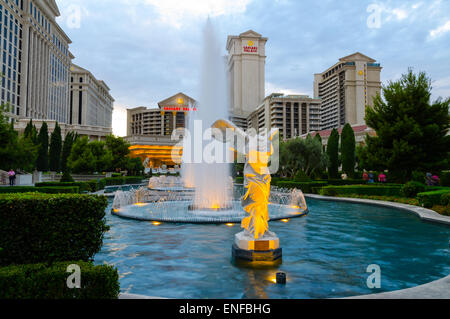 Las Vegas bei Nacht Stockfoto