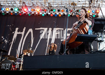 Memphis, Tennessee, USA. 3. Mai 2015. Hozier führt an der Beale Street Music Festival in Memphis, TN © Raffe Lazarian/ZUMA Wire/ZUMAPRESS.com/Alamy Live-Nachrichten Stockfoto