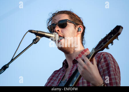 Memphis, Tennessee, USA. 3. Mai 2015. Hozier führt an der Beale Street Music Festival in Memphis, TN © Raffe Lazarian/ZUMA Wire/ZUMAPRESS.com/Alamy Live-Nachrichten Stockfoto