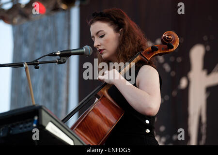 Memphis, Tennessee, USA. 3. Mai 2015. Hozier führt an der Beale Street Music Festival in Memphis, TN © Raffe Lazarian/ZUMA Wire/ZUMAPRESS.com/Alamy Live-Nachrichten Stockfoto