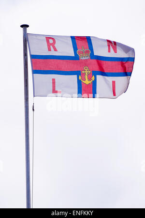 RNLI Royal National Lifeboat Institution Flagge Stockfoto