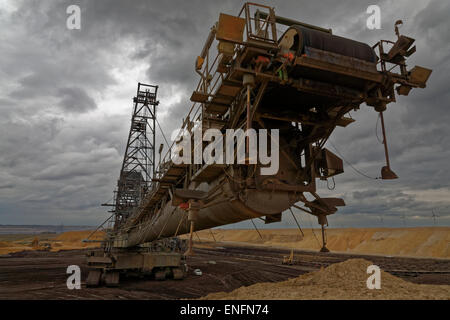 Stapler, Garzweiler surface mine, North Rhine-Westphalia, Deutschland Stockfoto