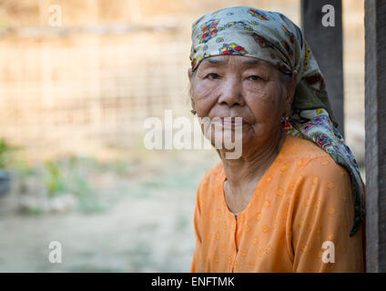 Rohingya-alte, Thandwe, Myanmar Stockfoto